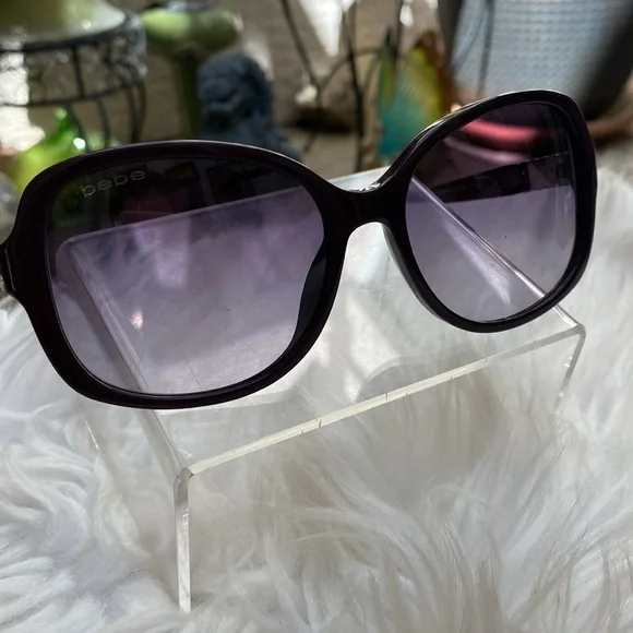 bebe | Accessories | Bebe Purple Contemporary Jeweled Sun  display picture 3